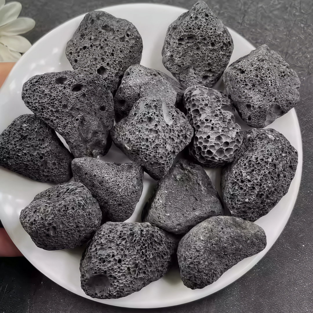 Planted Aquarium With Rocks - Natural Volcanic Rock Raw Stone -