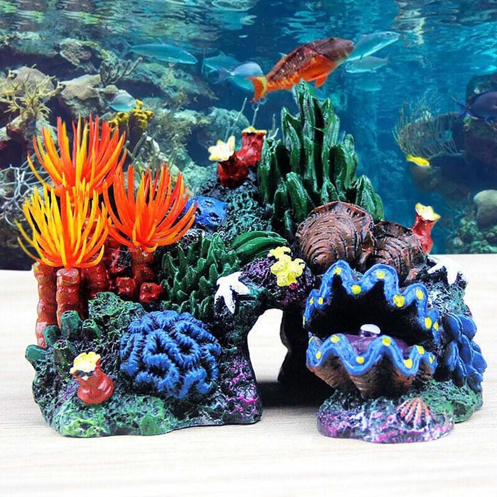 Aquarium Sand White - Fish Tank Ornament Simulated Coral Reef