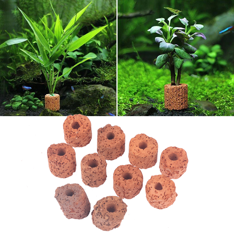 10Pcs Plant Ring Aquarium Fixe - Aquarium Plant Utensils incelemesi ve fiyatı