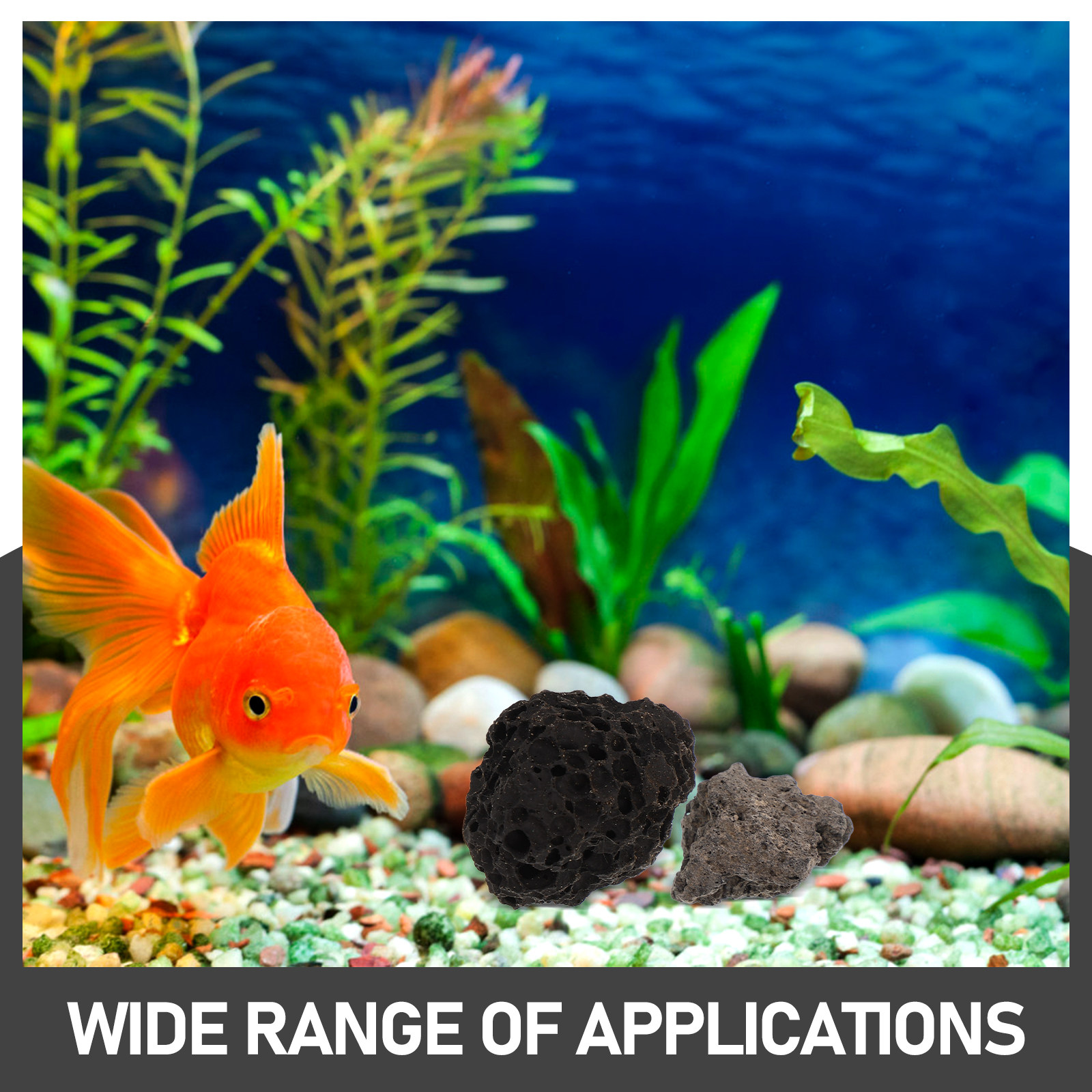 Volcanic Rock Ornaments Natura - Planted Aquarium With Rocks incelemesi ve fiyatı