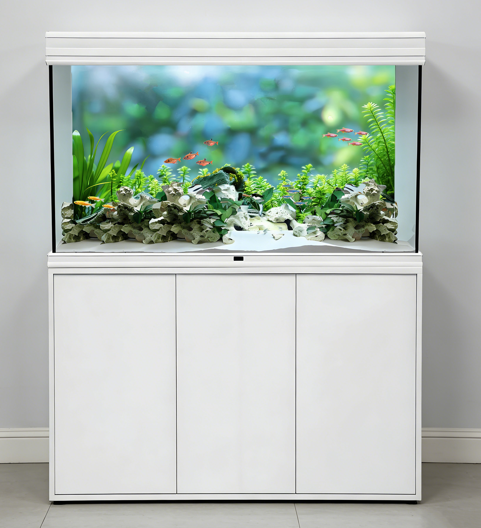 Rock and aquatic plants,Fish t - Planted Aquarium With Rocks incelemesi ve fiyatı