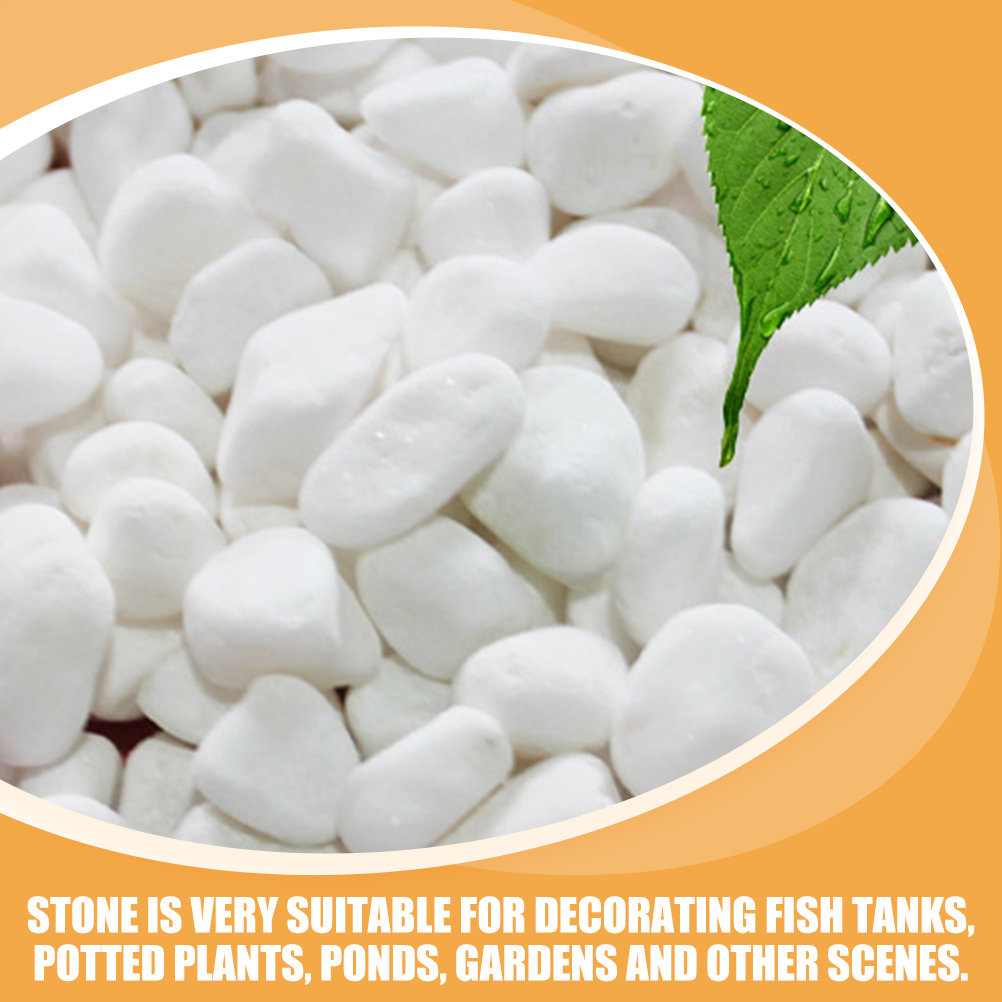 1Set White Decorative Stone El - Aquarium Sand White incelemesi ve fiyatı