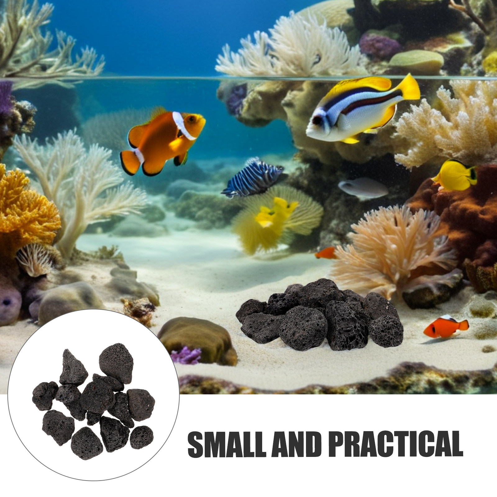1Pack Natural Volcanic Rock Se - Planted Aquarium With Rocks incelemesi ve fiyatı