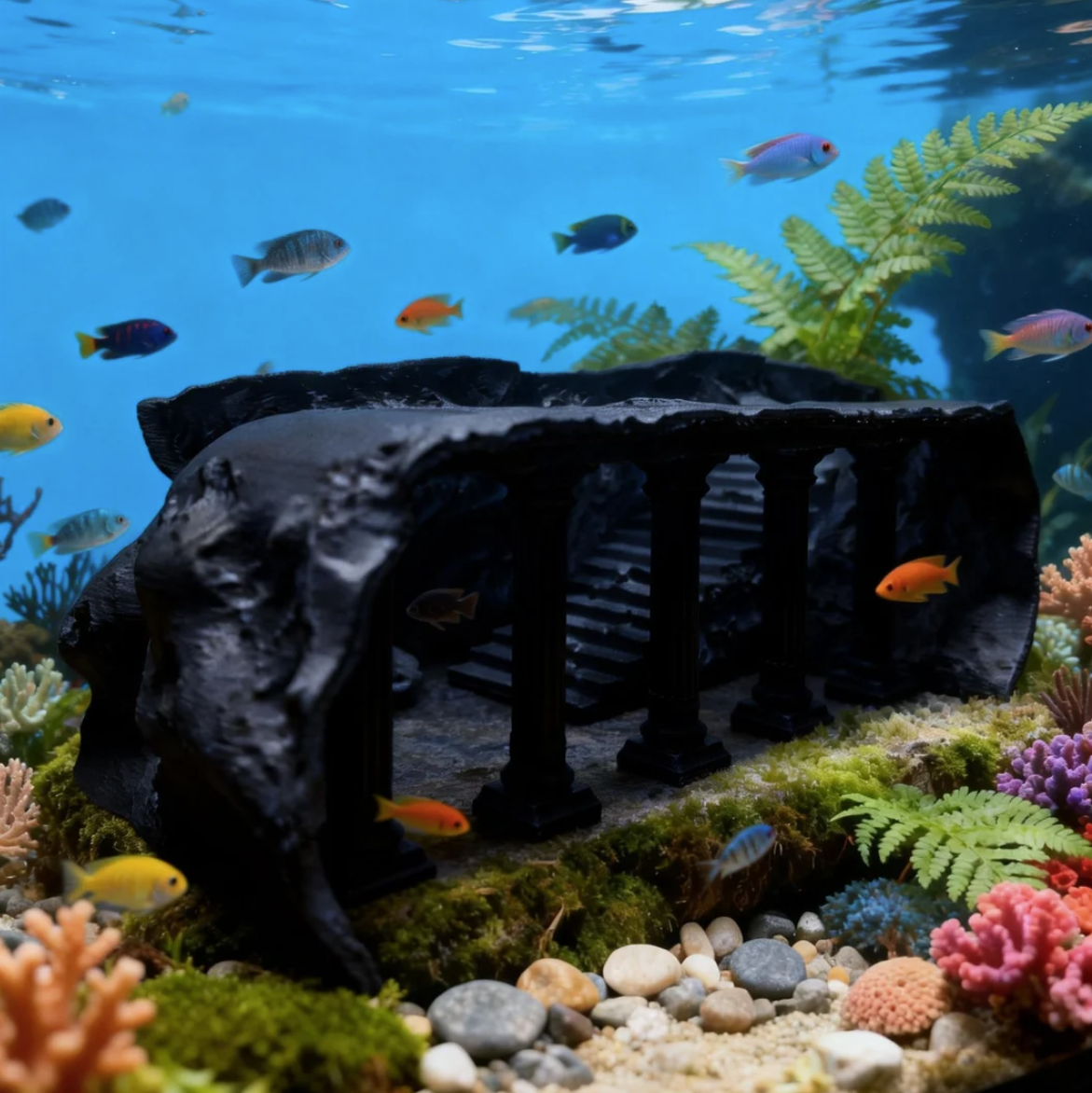 3D Castle Aquarium Decoration, - Aquarium Sand White incelemesi ve fiyatı