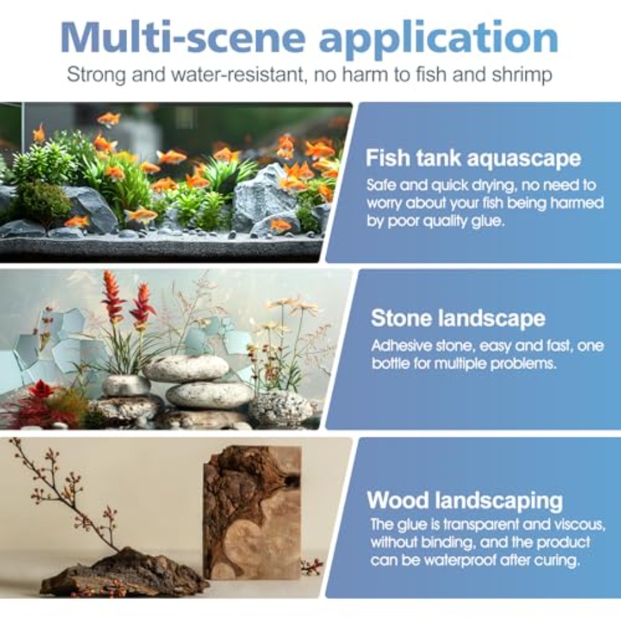 Aquarium Glue, Super Reef Glue - Planted Aquarium With Rocks incelemesi ve fiyatı