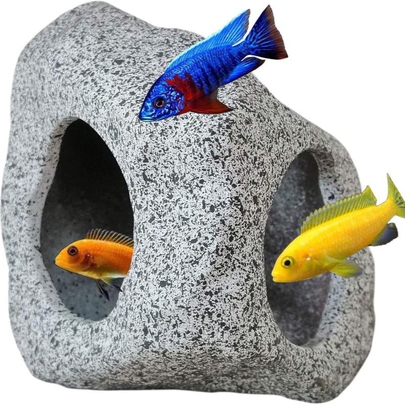 Fish Tank Cave Stone Landscapi - Aquarium Sand White incelemesi ve fiyatı
