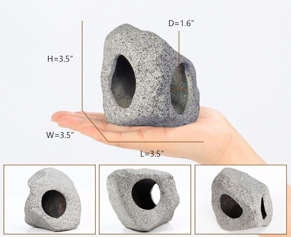 Fish Tank Cave Stone Landscapi - Aquarium Sand White incelemesi ve fiyatı