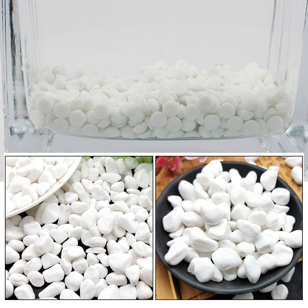 1Set Elegant White Decorative  - Planted Aquarium With Rocks incelemesi ve fiyatı