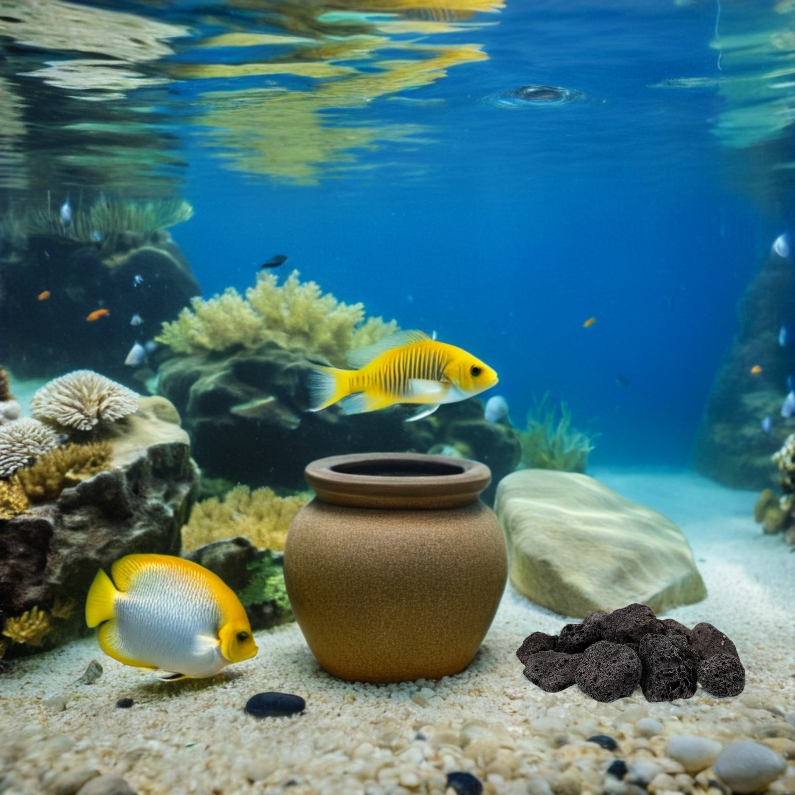 1Pack High Hardness Volcanic S - Planted Aquarium With Rocks incelemesi ve fiyatı