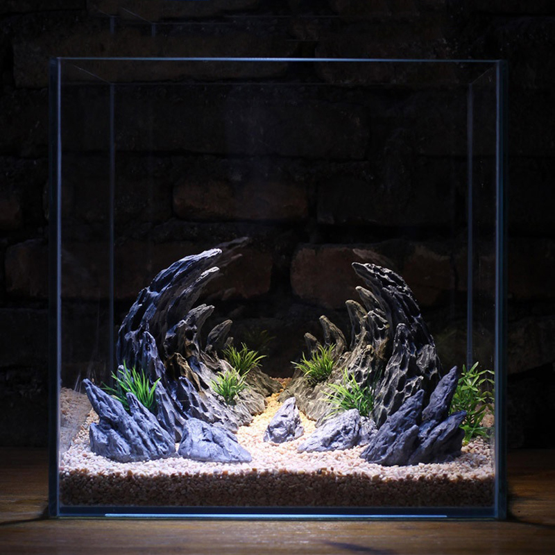 Fish Tank Simulation Stone Can - Planted Aquarium With Rocks incelemesi ve fiyatı